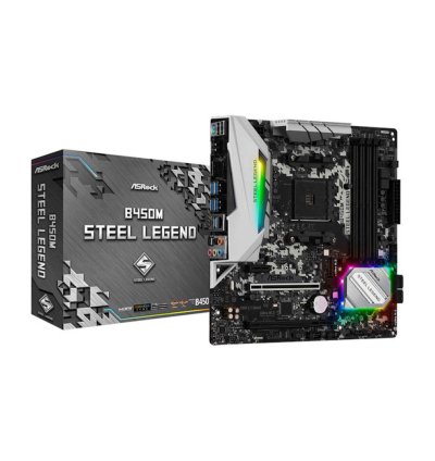 ASRock Legend B450M Steel Gaming Motherboard