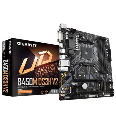 Gigabyte B450M DS3H V2 Gaming Motherboard