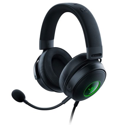 Razer Kraken Black V3 X 7.1 RGB Gaming Headset With HyperClear Cardioid Mic