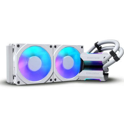 Phanteks Glacier White One 240MP Halos DRGB CPU Powerful Liquid Cooler