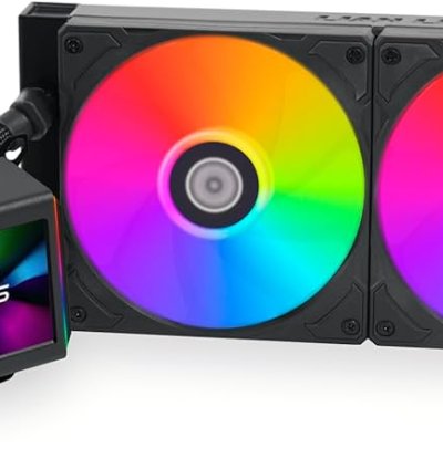 Lian Li Galahad II LCD ARGB 280mm CPU Black Liquid Cooler