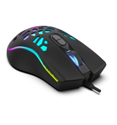 Ant Esports Black GM80 Wired Gaming Mouse with Optical Sensor