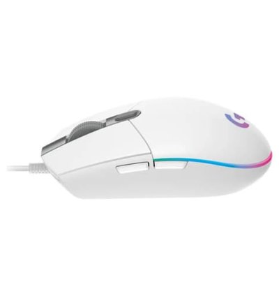 Logitech G203 Lightsync RGB Gaming Mouse (White)