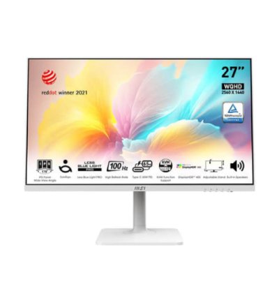 MSI Modern MD272QXPW 27-Inch White LED Display for Office Use
