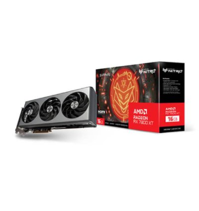 Sapphire RX 7800 11330-01-20G 16 GB XT NITRO+ OC Gaming Graphics Card
