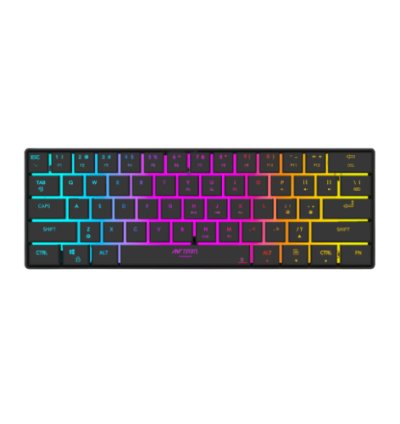 Ant Esports Black MK1500 Membrane Switches Mini Wireless Gaming Keyboard