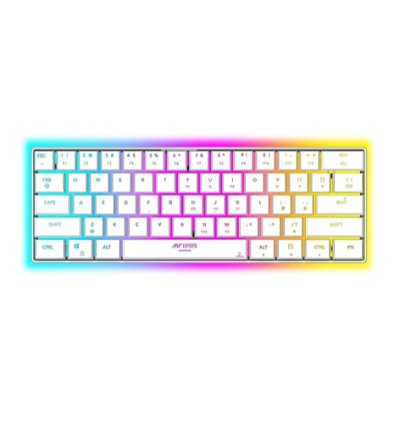 Ant Esporsts White MK1500 Mini Wireless Gaming Keyboard