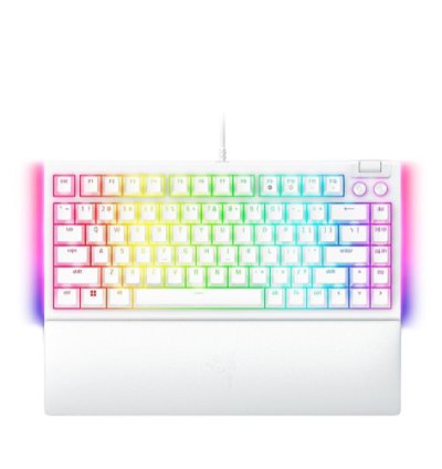 Razer BlackWidow White V4 75 Percent Mechanical Gaming Keyboard