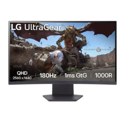 LG 27″ UltraGear Curved Monitor for Gaming – 27GS60QC-B