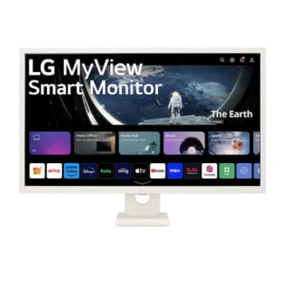 LG MyView White Model 32-Inch Desktop Smart Monitor