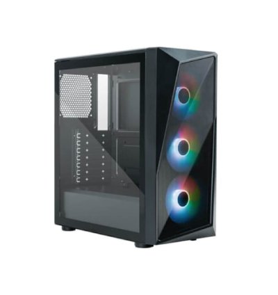 Cooler Master MasterBox MB520 Mesh ARGB (ATX) Mid Tower Cabinet (Black)