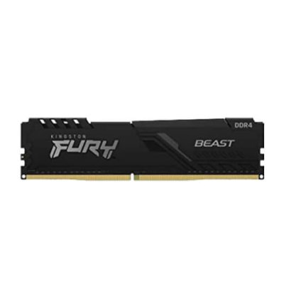 Kingston Black Fury Beast 16GB (16GBx1) DDR4 3200MHz Desktop RAM Memory