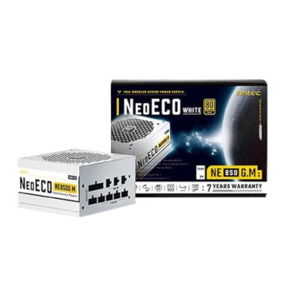 Antec White Watt 80 Plus Gold NE850 850  SMPS Modular Supply