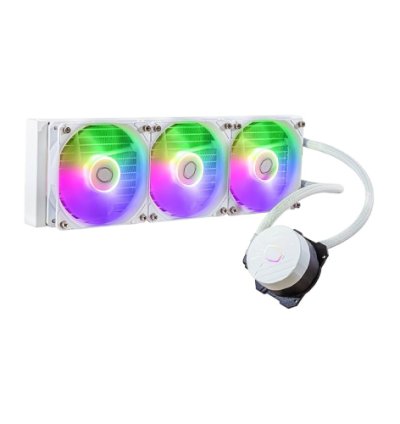 Cooler Master MasterLiquid 360L Core ARGB 360mm CPU Liquid Cooler (White)
