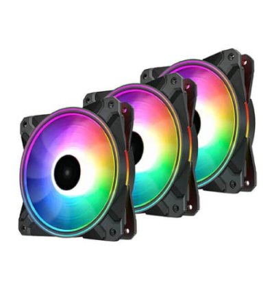 Deepcool CF120 PLUS 120mm ARGB Cabinet Fan (Triple Pack)