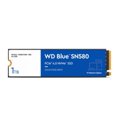 Western Digital 1TB Blue SN580 Gen4 M.2 NVMe Internal SSD