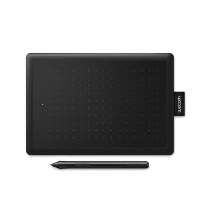 One by Wacom Black/Red Medium Digital Pen Tablet