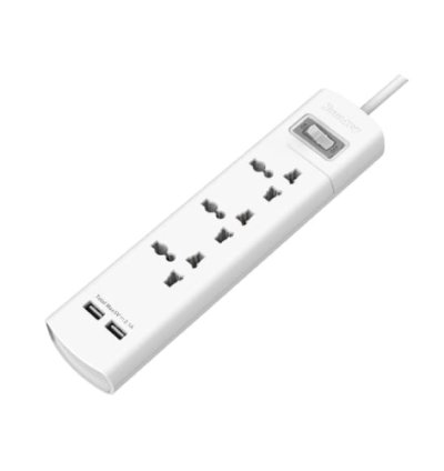 Huntkey 3 Socket And 2 USB