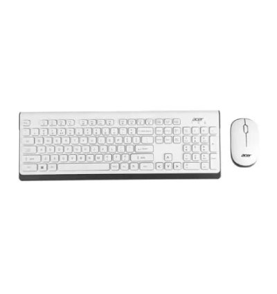 Acer Wireless White Keyboard and Mouse Combo
