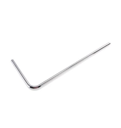 Bykski 500mm/200mm Pre-Bent Metal Rigid Tubing 12mm ID x 14mm OD - Chrome Plated Copper (B-PP7TP500X200)