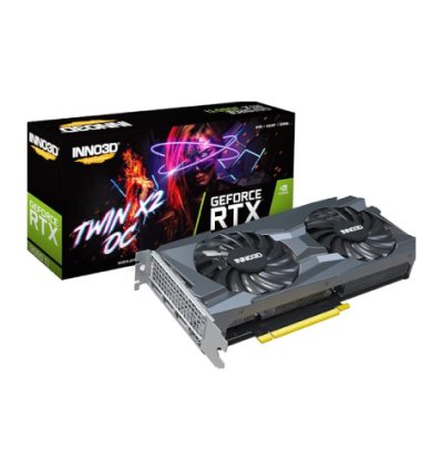 Inno3D GeForce RTX 3060 Ti Twin X2 LHR 8GB GDDR6 Graphics Card Gaming