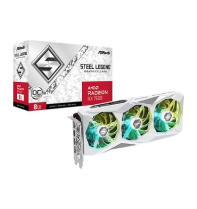 ASRock Steel Legend OC 8GB RX 7600 Graphics Card