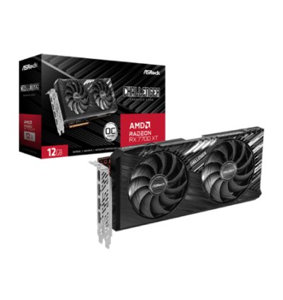 ASRock Challenger OC 12GB RX 7700 XT Graphics Card