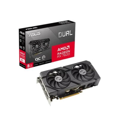 ASUS Dual RX 7600 EVO OC 8GB GDDR6 Graphics Card