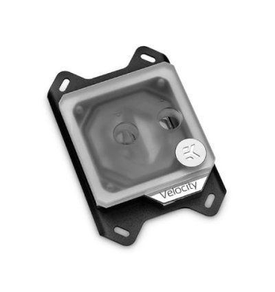 EK-Quantum Velocity D-RGB - Nickel + Frosted Plexi