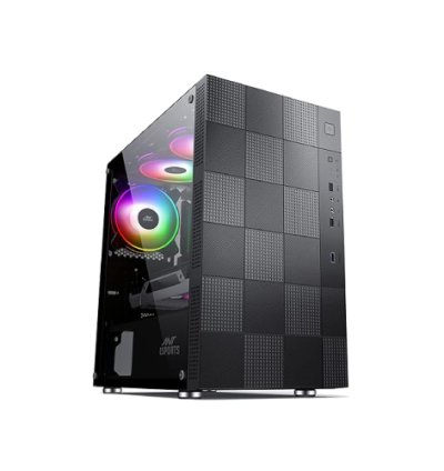 Ant Esports Black Elite 1000 TG (M-ATX) Mini Tower Case