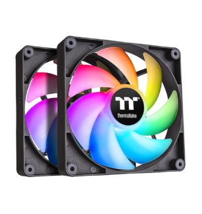 Thermaltake CT120 ARGB Sync Dual Pack Black Cabinet Fan