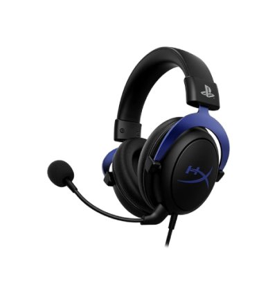HyperX Cloud Black Blue Gaming Headset For PlayStation