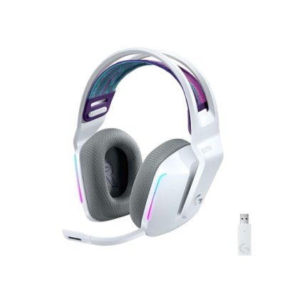 Logitech G733 Lightspeed RGB Wireless Gaming Headset (White)