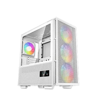 DeepCool CH560 WH Mesh ARGB (E-ATX) Mid Tower Cabinet (White)