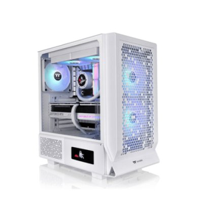 Thermaltake Ceres 330 TG ARGB Snow (E-ATX) White Mid Tower Cabinet