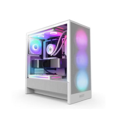 Nzxt H5 Flow RGB (ATX) White Mid Tower Cabinet