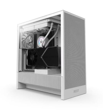 Nzxt H5 Flow (E-ATX) White Mid Tower Cabinet