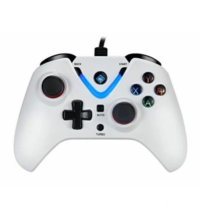 Cosmic Byte Ares White Wired Gamepad – Ergonomic Design for Smooth Play