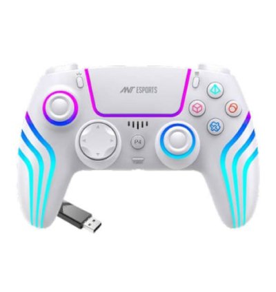 Ant Esports GP400 White Edition Wireless Game Controller with RGB Effects