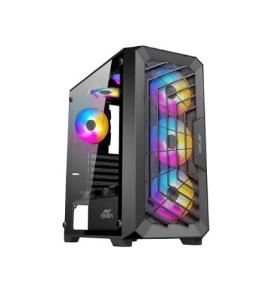 Ant Esports Black SX5 (ATX) Auto RGB Mid Tower Case