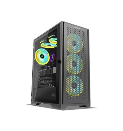 Ant Esports Black ICE-4000 ATX RGB Case