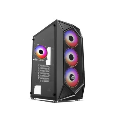 Ant Esports Black  (ATX) ICE-150TG Mesh Mid Tower Case