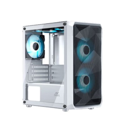 Ant Esports ICE-100 White M-ATX Air Mini Mesh Mini Tower Case