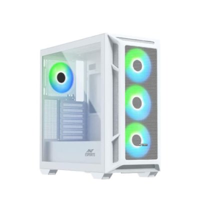 Ant Esports White 611 Air (ATX) ARGB Mid Tower Case