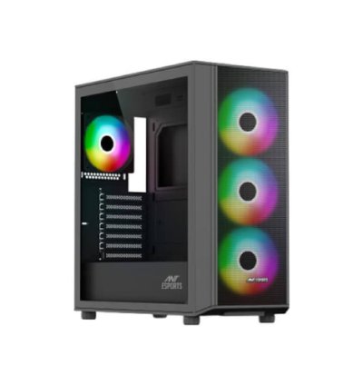 Ant Black E-ATX Esports 411 Air ARGB Mid Tower Case