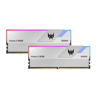 Acer Predator Vesta II RGB Silver 32GB (16GBx2) 6000MHz CL32 DDR5 RAM