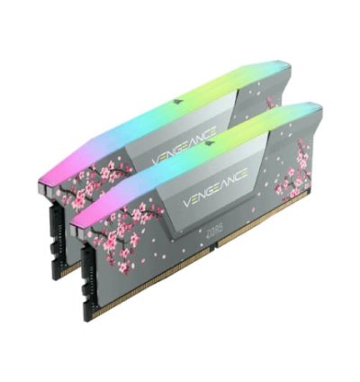 Corsair Vengeance RGB DDR5 Grey Cherry Blossom 32GB (16GB x 2) 6000MHz CL30 RAM