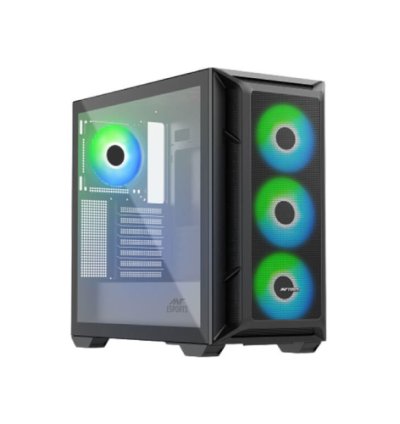 Ant Esports Black 611 Air ARGB (ATX) Mid Tower Case