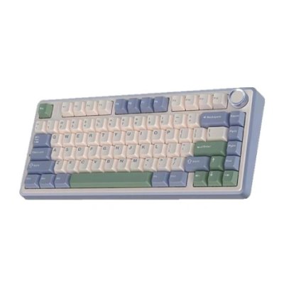 Aula F75 Wireless Tri Mode RGB 75 Percent Mechanical Gaming Cedar Green Keyboard With Ice Vein Switch