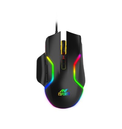 Ant Esports Black GM340 RGB Gaming Mouse